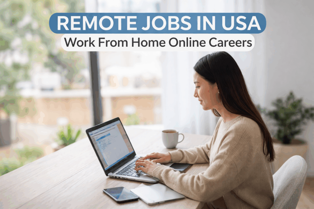 Remote jobs in USA work from home online careers